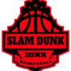 SLAM DUNK Basketball Logo Template Thumbnail