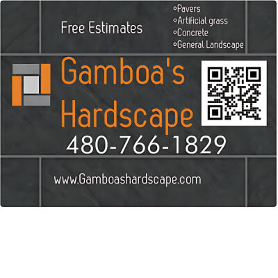 Gamboa's Hardscape Yard Sign Thumbnail