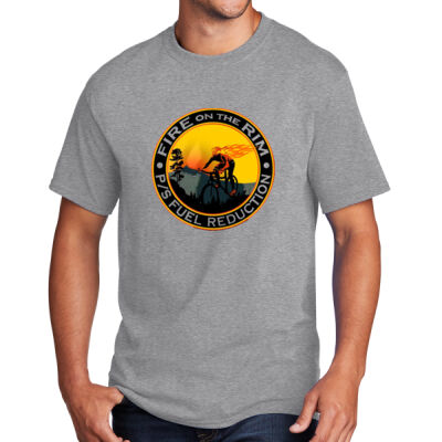 Fire on the Rim - Circle - Core Cotton Tee Thumbnail