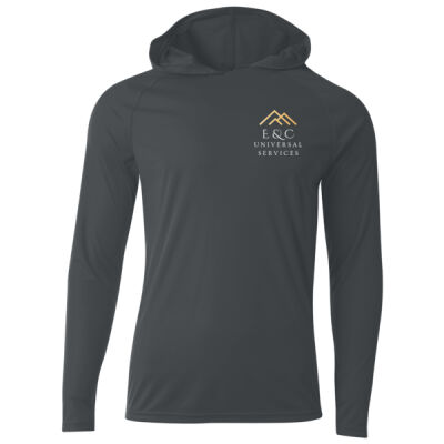 UPF Long Sleeve Hooded - Cooling Performance Long Sleeve Hooded Tee Thumbnail