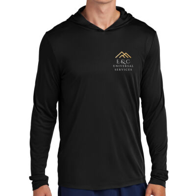UPF Long Sleeve Hooded - Posi UV ® Pro Long Sleeve Hoodie Thumbnail