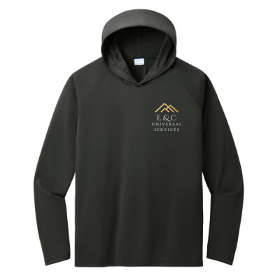 UPF Long Sleeve Hooded  - Performance Pullover Hooded Tee Thumbnail