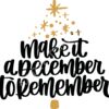 SVG Make it a December to Remember Gold Thumbnail