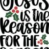 SVG Jesus is the reason for the season Thumbnail