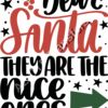SVG Dear Santa they are the Nice Ones Thumbnail