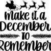 SVG Make it a December to Remember Thumbnail